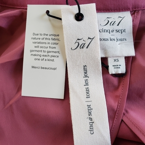 New Cinq A Sept Twill Mathieu Jacket NWT XS - Picture 9 of 16